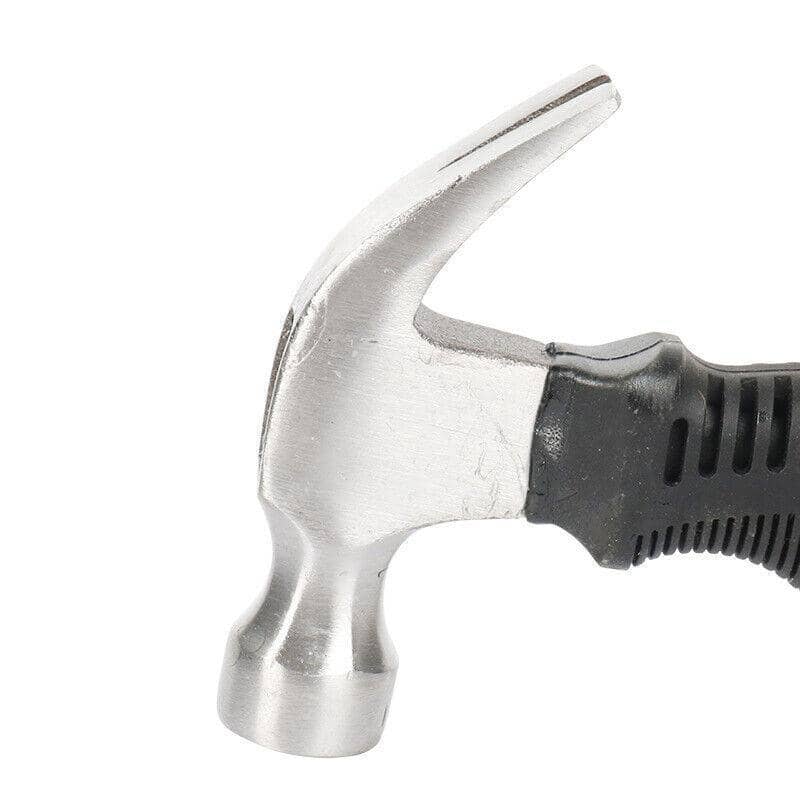Stubby Claw Hammer 8 oz Drop Forged Steel with Rubber Grip for Small Areas - view 5