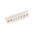 Stud Earring Set - Hearts, Pearls and Ball Studs (Design 2)