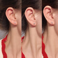 Stud Earring Set - Hearts, Pearls and Ball Studs (Design 2) - view 5