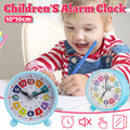 Student Desktop Alarm Clock 10 cm Silent Sweep, Blue
