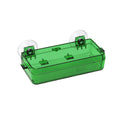 Suction Cup Reptile Feeder Dish - Green, 13.5 x 6.5 x 2.5 cm