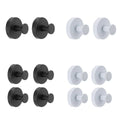 Suction Cup Wall Hooks for Bathroom, No Drill - White, Pack of 4 - view 3