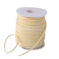 Suede Leather Rope for DIY Braiding and Gift Wrap, 3mm x 50 Yards - Cream