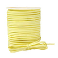 Suede Leather Rope for DIY Braiding and Gift Wrap, 3mm x 50 Yards - Light Yellow