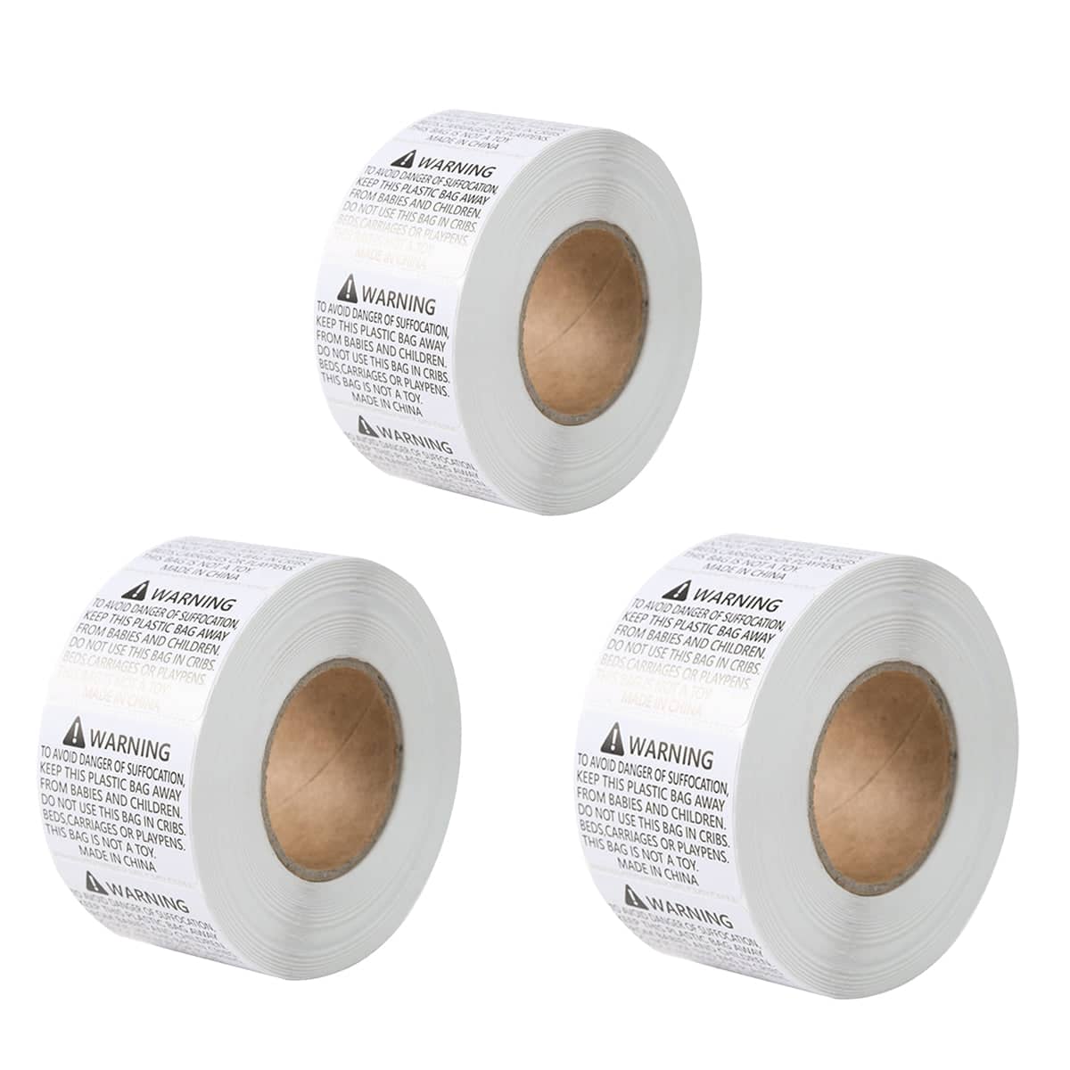 Suffocation Warning Labels, Roll of 500 - 10 x 8 cm - view 3