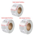 Suffocation Warning Labels, Roll of 500 - 10 x 8 cm - view 4