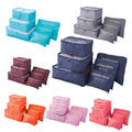 Suitcase Storage Bags Luggage Organiser, Pack of 6 - Pink - view 3