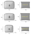 Suitcase Storage Bags Luggage Organiser, Pack of 6 - Pink - view 4