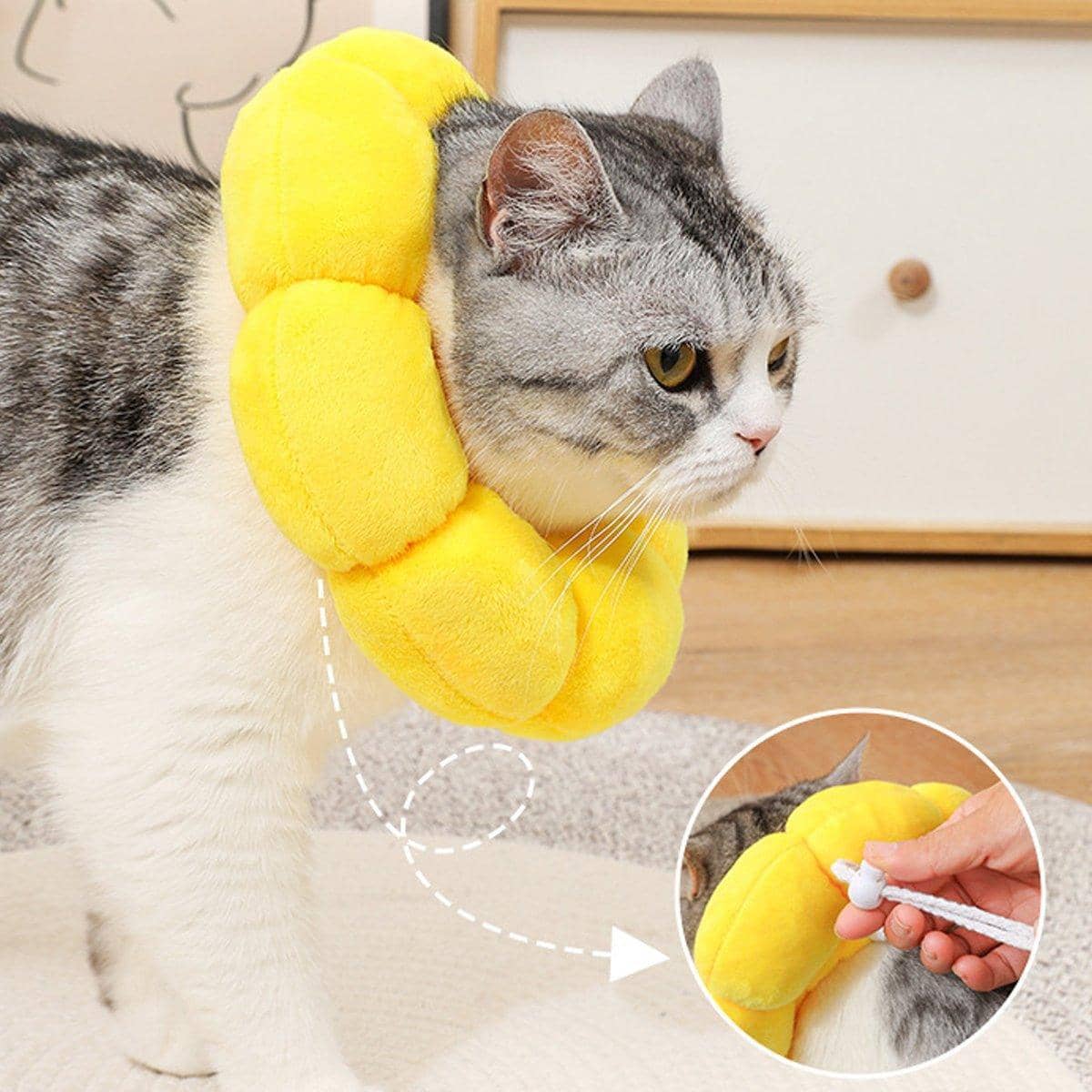 Sunflower Elizabeth Collar for Cats and Dogs - Size S (Neck 13-22 cm) - view 5