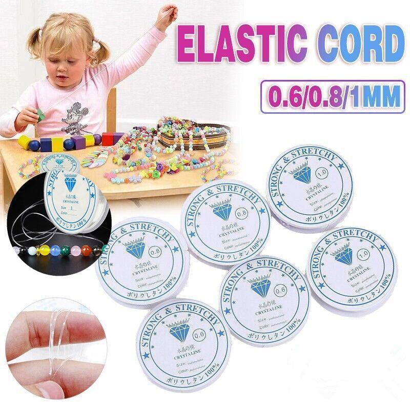 Super Stretch Elastic Beading Cord for Bracelets, 6.5 m Reel - 0.8mm - view 2