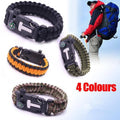Survival Paracord Bracelet with Compass, Whistle and Fire Starter - Camouflage - view 2