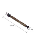 Survival Paracord Bracelet with Compass, Whistle and Fire Starter - Camouflage - view 4