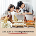 Sushi Making Kit with Sushi Bazooka, Bamboo Mat and Storage Bag - view 5