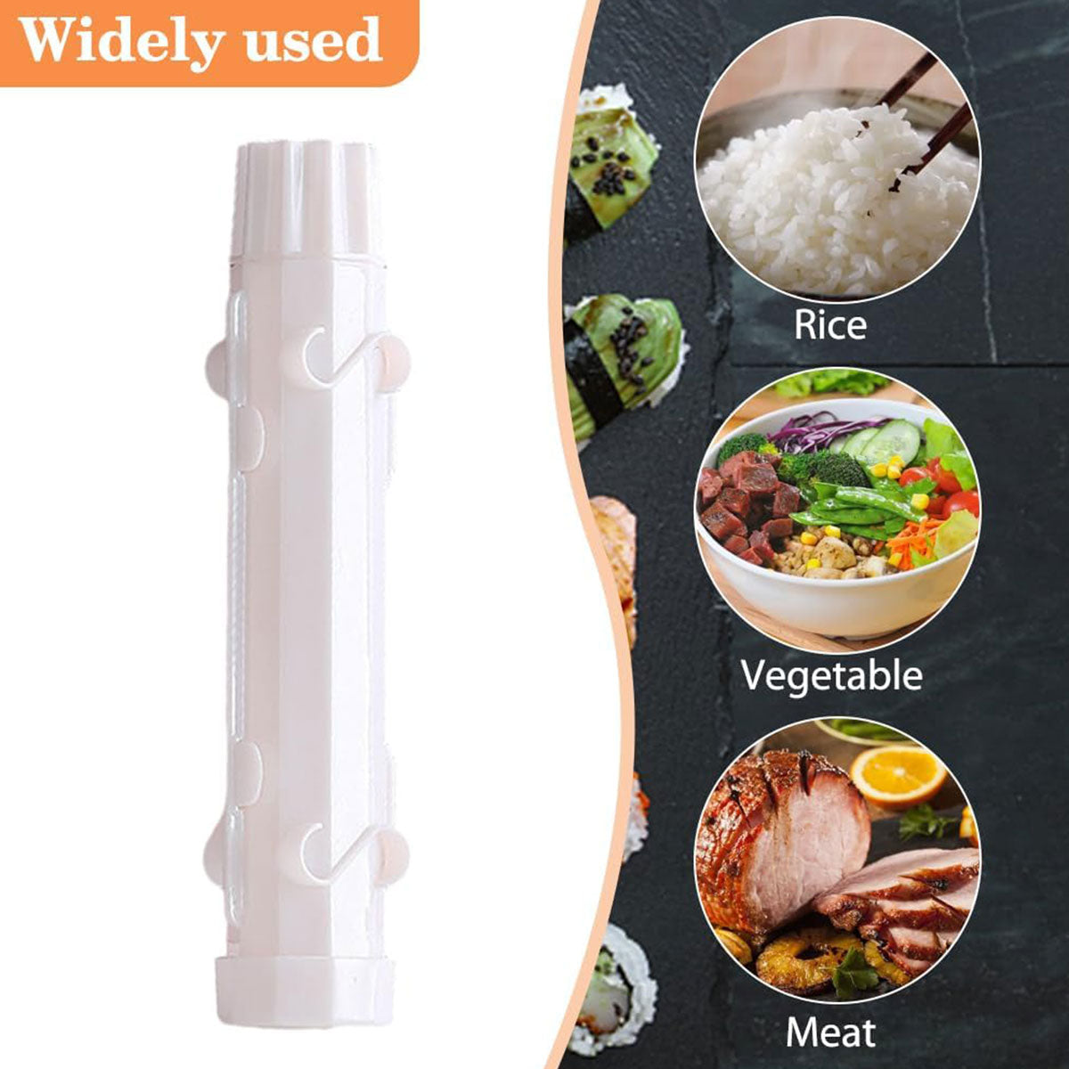 Sushi Roll Mould Food-Grade PP Non-Stick - Black Maker - view 10