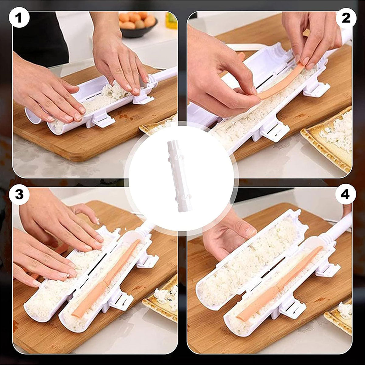 Sushi Roll Mould Food-Grade PP Non-Stick - Black Maker - view 5