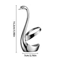 Swan Cutlery Holder, Stainless Steel - Silver, Pack of 2 - view 3