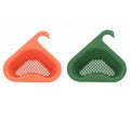 Swan Drain Basket Punch Free Kitchen Sink Strainer Holder - Green - view 3