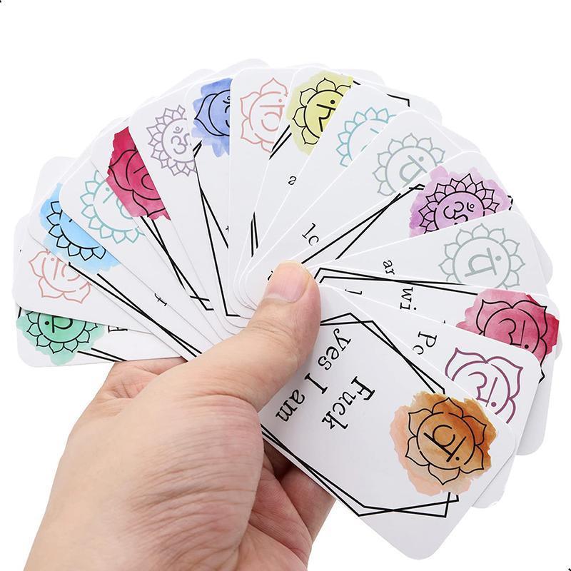 Sweary Funny Affirmation Cards with Drawstring Bag, Set of 16 - view 5