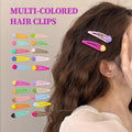 Sweet Multicoloured Hair Clips for Girls - Heart Design - view 2