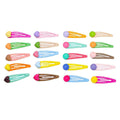 Sweet Multicoloured Hair Clips for Girls - Heart Design - view 3