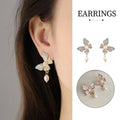 Sweet Pink Butterfly Earrings Fashion Jewellery for Women and Girls