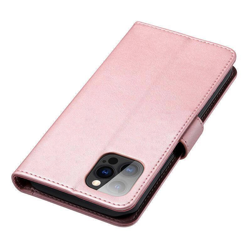 Synthetic Leather Flip Wallet Phone Case with Card Slot for iPhone 14 Plus - view 7