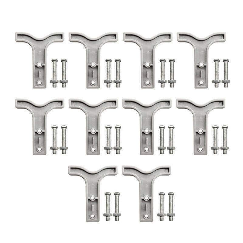 T-Bar Handle for Anderson Style 50 Amp Plug Connectors, Grey, Pack of 10 - view 2