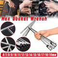 T-Handle Hex Socket Wrench, High-Strength Steel - 14 mm - view 2