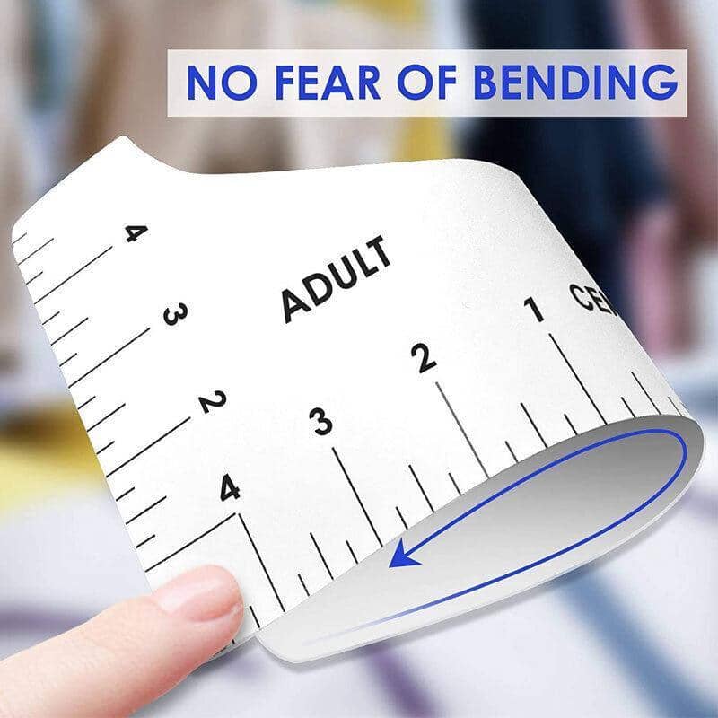 T-Shirt Alignment Ruler Set of 5 for Heat Press DIY Shirt Printing - White - view 4