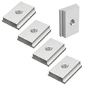 T-Track T-Slot Slider Miter Aluminium Alloy Jig Tool Woodworking Set - M6, Pack of 5 - view 3