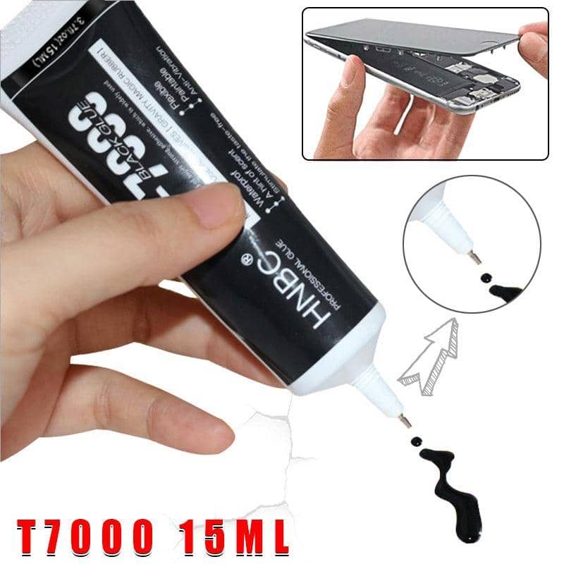 T7000 Black Multi-Purpose Adhesive for Phone Screen and Craft Repair - 15 ml