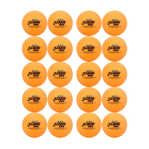 Table Tennis Balls, ABS, Pack of 20 - Yellow