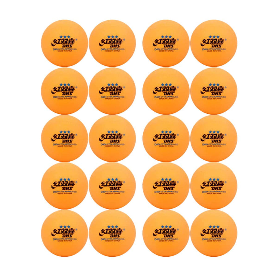 Table Tennis Balls, ABS, Pack of 20 - Yellow
