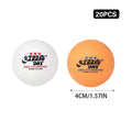 Table Tennis Balls, ABS, Pack of 20 - Yellow - view 4