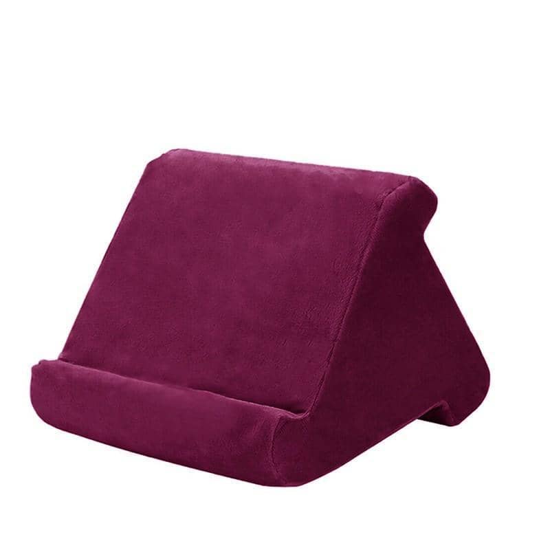 Tablet Pillow Stand for iPad and E-Readers - Burgundy