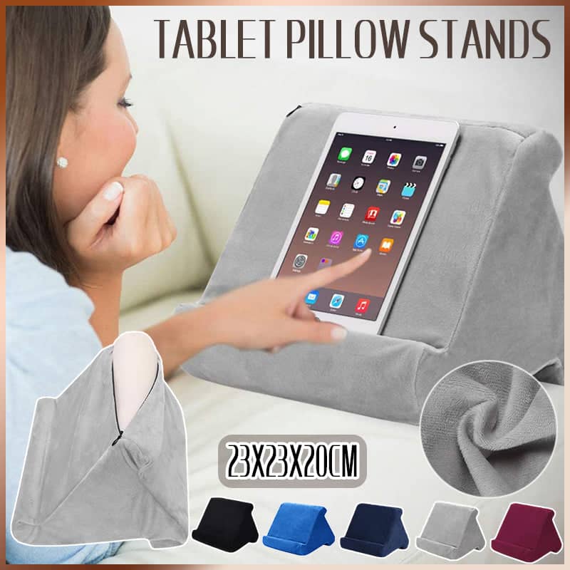 Tablet Pillow Stand for iPad and E-Readers - Grey - view 2