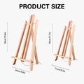 Tabletop Solid Wood Easel for Painting - 50 cm Size (24 x 50 cm) - view 4