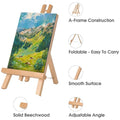 Tabletop Solid Wood Easel for Painting - 50 cm Size (24 x 50 cm) - view 5