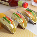 Taco Holder Stainless Steel Stand, 3 Compartments, 20 x 10 x 5 cm - view 5