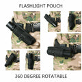 Tactical Flashlight Holster with 360 Degree Rotation - Army Green - view 5