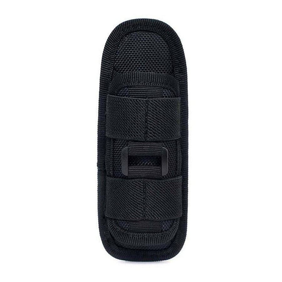 Tactical Flashlight Holster with 360 Degree Rotation - Black