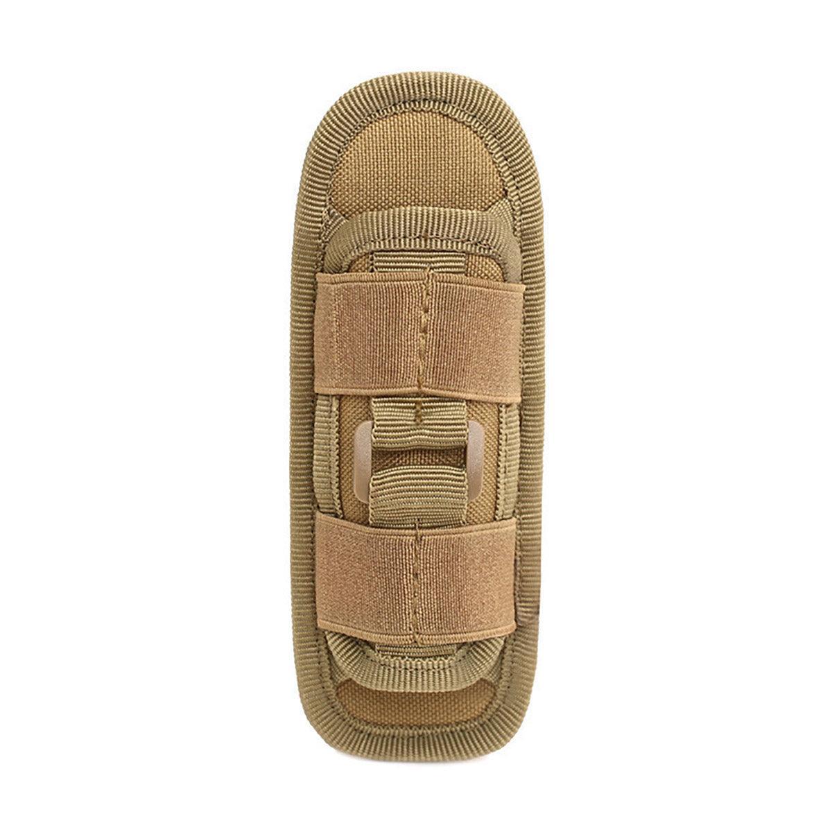 Tactical Flashlight Holster with 360 Degree Rotation - Khaki
