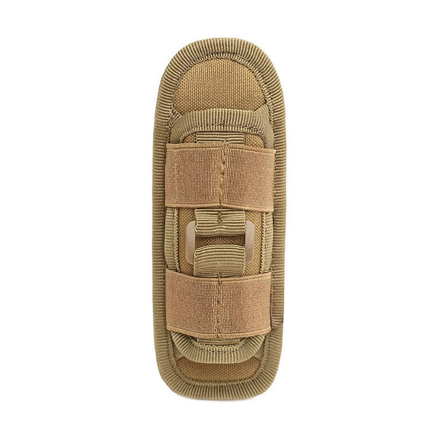 Tactical Flashlight Holster with 360 Degree Rotation - Khaki