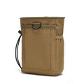 Tactical Molle Drawstring Pouch, Utility Belt Bag with Mesh Pocket - Black - view 5