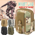 Tactical Molle Waist Bag Utility Pouch - Blue and Grey Digital Camouflage - view 2