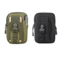 Tactical Waist Bag with MOLLE Straps for Hiking, Camping and Travel - Black - view 3