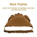 Tactical Waist Bag Nylon 35 x 10 x 17 cm - Khaki - view 5