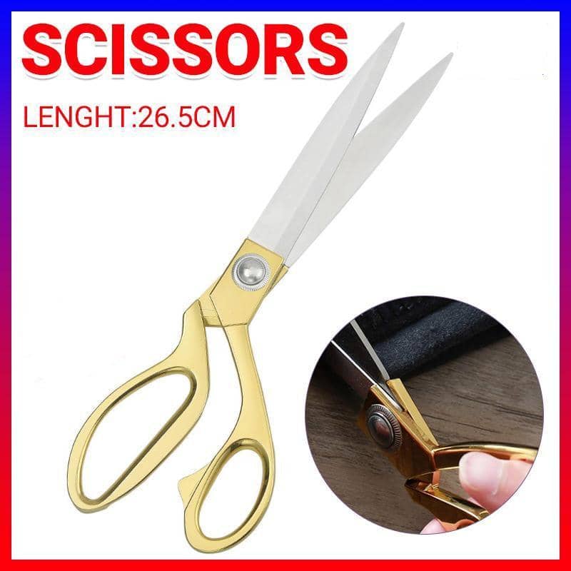Tailor Dressmaking Fabric Cutting Scissors, 10.5 Inch (26.67cm)