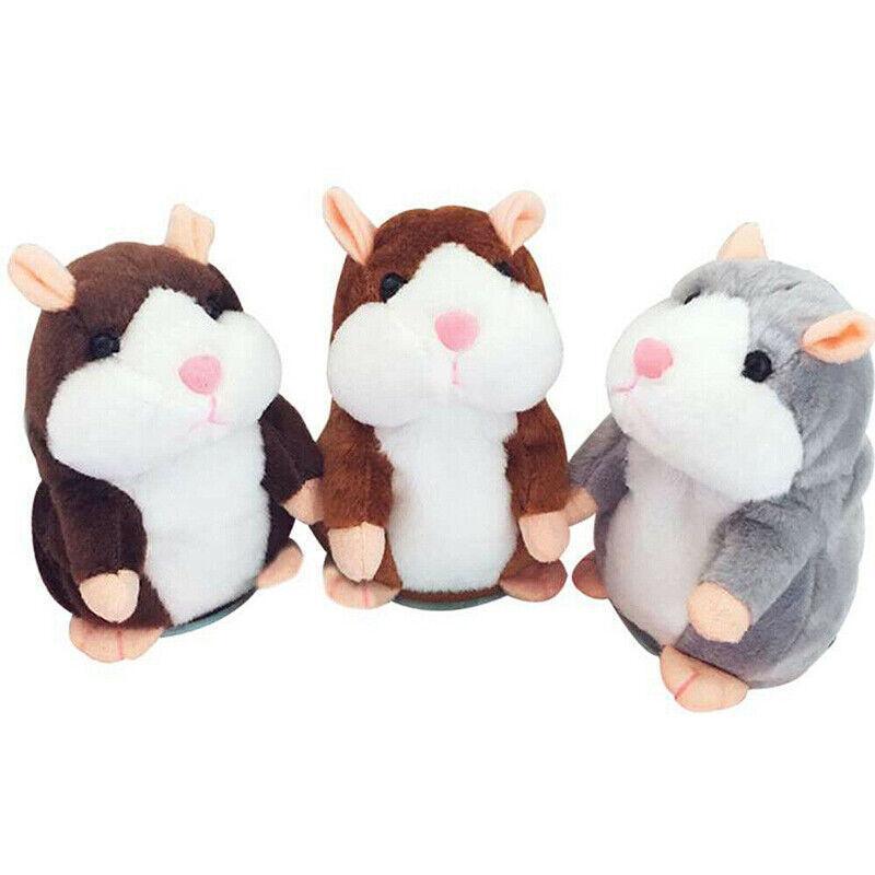 Talking Hamster Plush Toy with Voice Mimicry - Light Brown - view 3