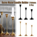 Taper Candle Holders, Set of 3 - Black - view 2